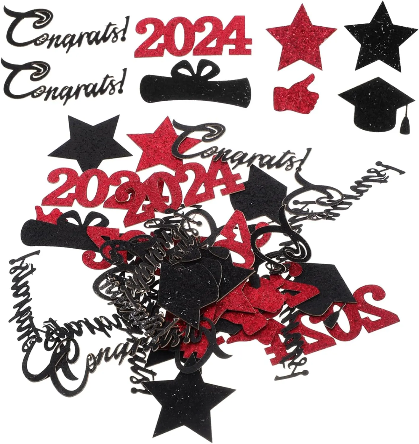 1 Graduation Confetti Decoration Desktop Confetti for Party Centerpieces for Crafts Invitations and Present Bags Enhances Graduation Celebration Atmosphere