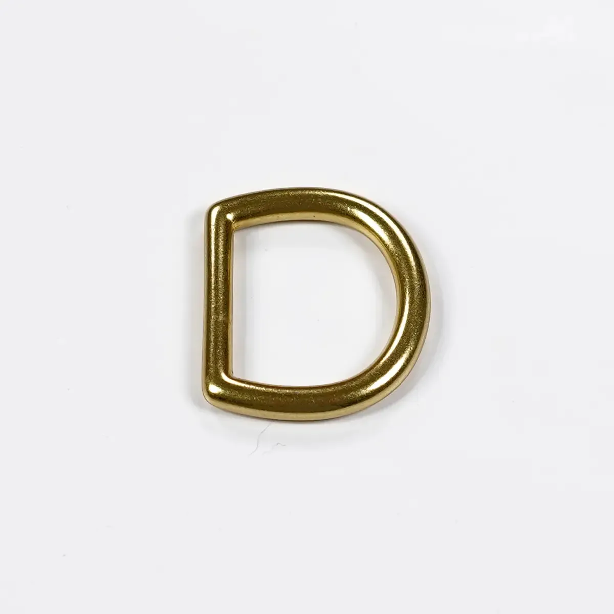 1 Inch Solid Brass Modern D-Ring