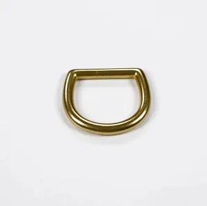 1 Inch Solid Brass Modern D-Ring