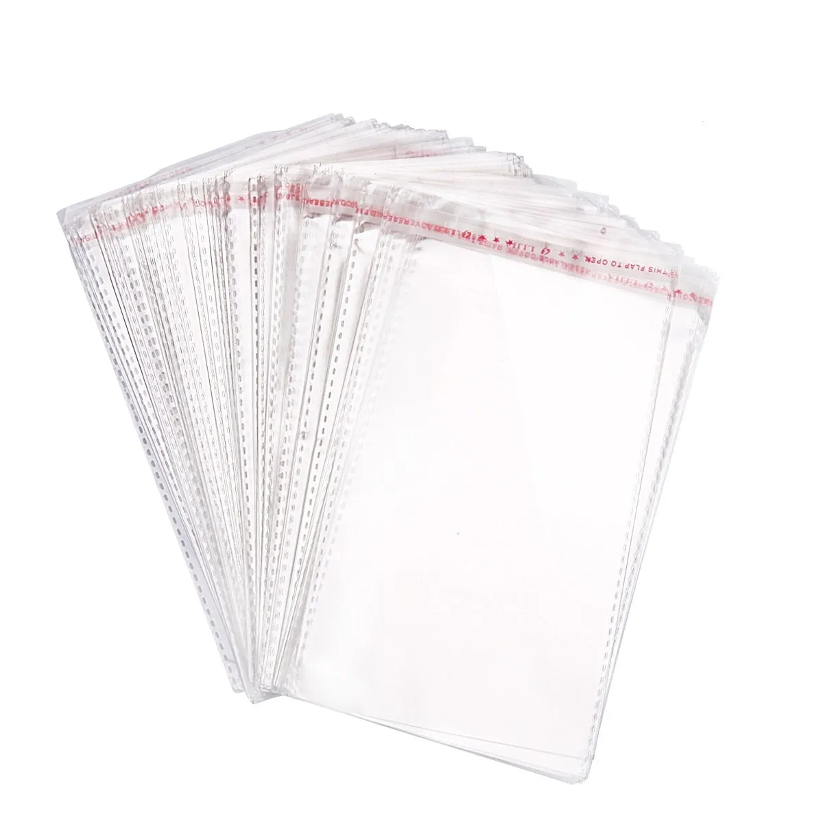100mmx150mm 40um (100pcs) - Self Sealing Cellophane Resealable Poly Bags