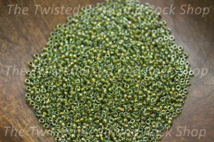15/0 Toho Fancy Gold Olive Seed Beads
