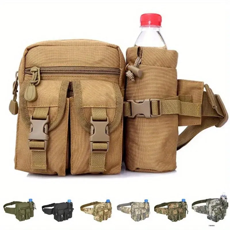 1pc Waterproof Nylon Fanny Pack Men