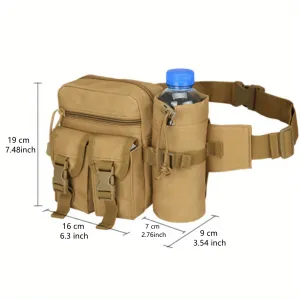 1pc Waterproof Nylon Fanny Pack Men