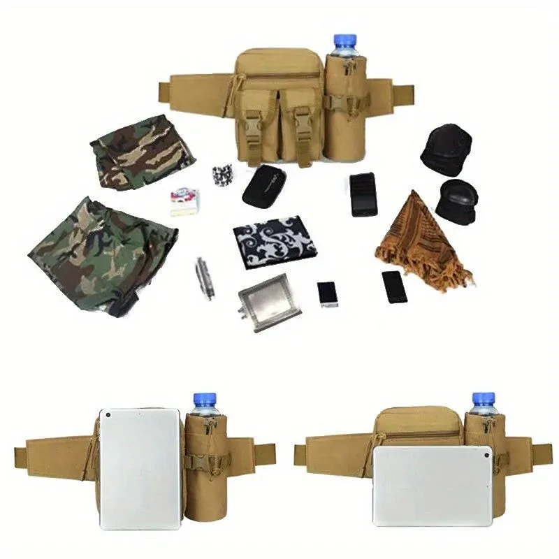 1pc Waterproof Nylon Fanny Pack Men