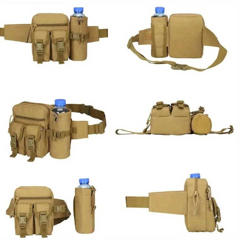 1pc Waterproof Nylon Fanny Pack Men
