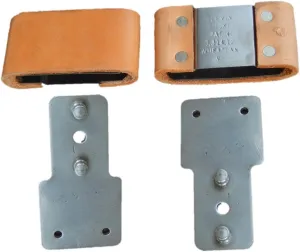 2-1/2 Leather Wrapped Genuine Blevins Buckles Set Vertical Post Western Saddle