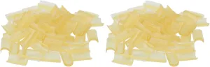 2 Bag Hair Extension Granule Bead Yellow Professional U Tip Wig Thermal Bonding Granule for Salon