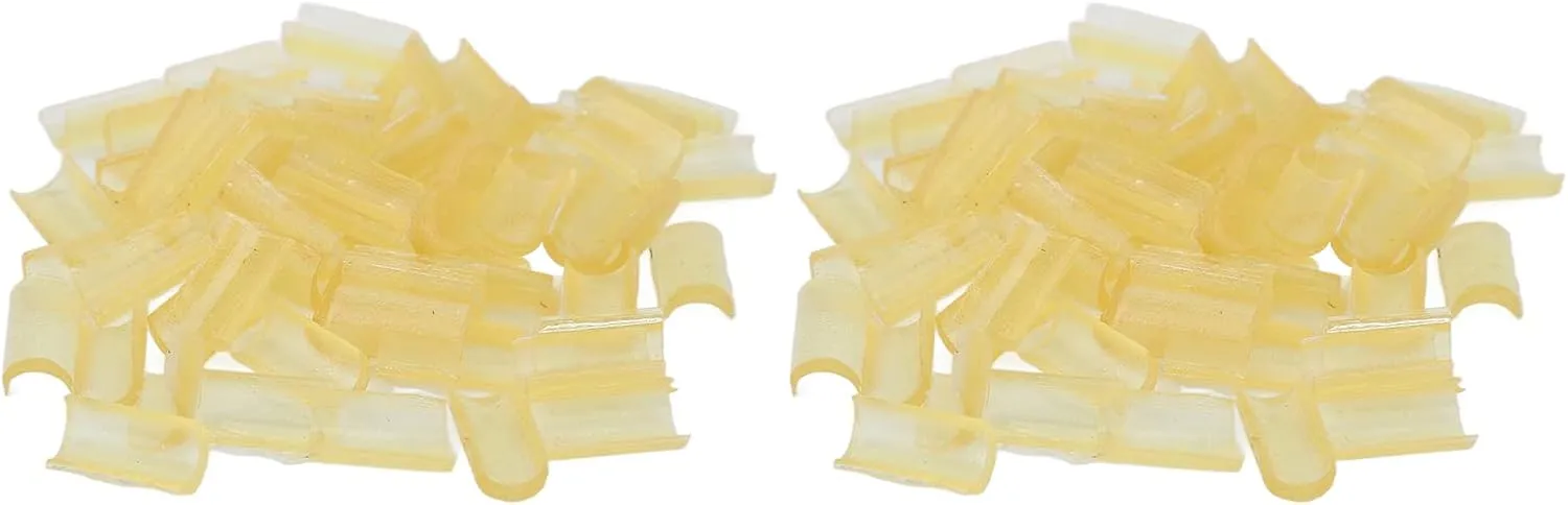 2 Bag Hair Extension Granule Bead Yellow Professional U Tip Wig Thermal Bonding Granule for Salon