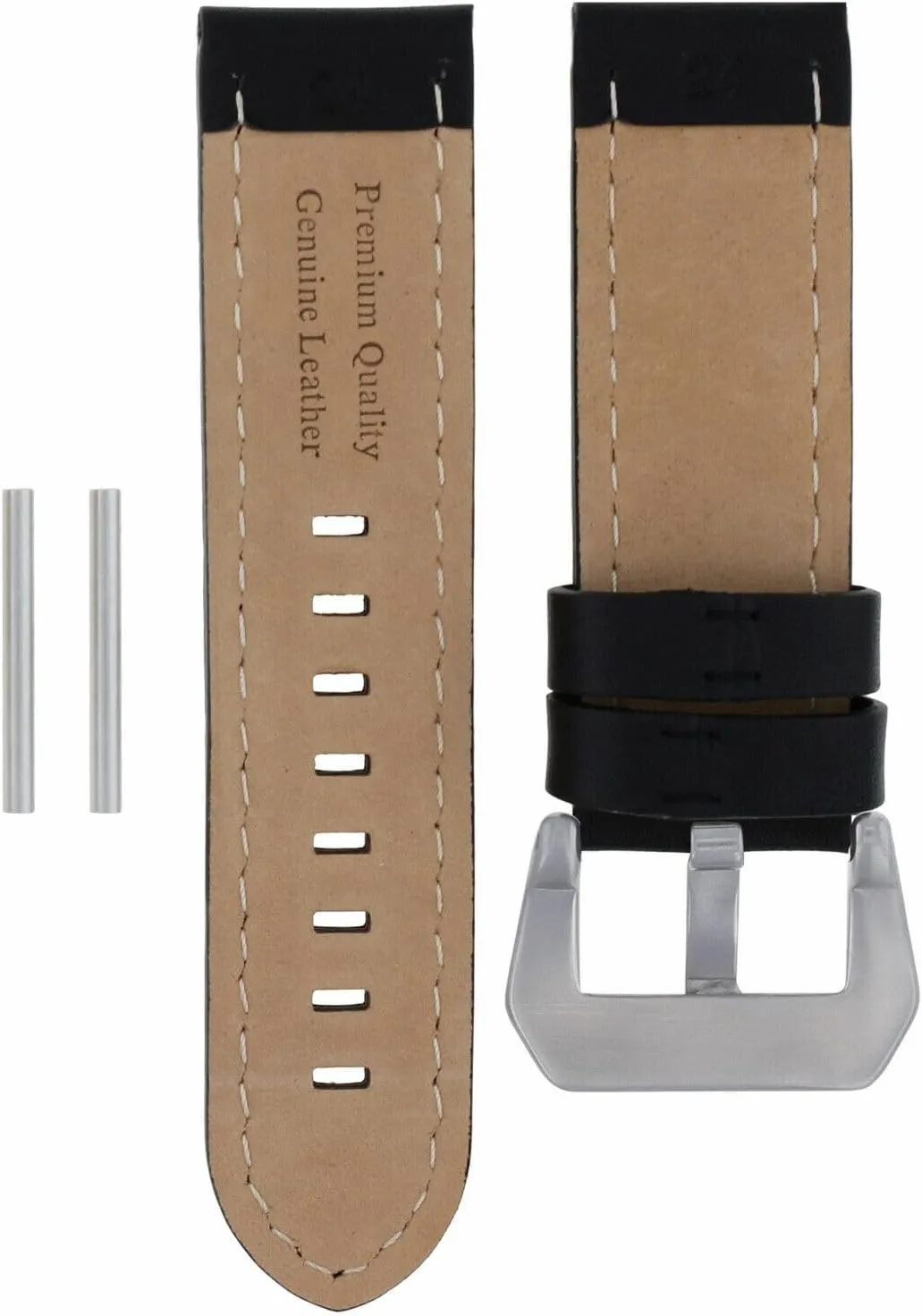 20-22-24MM Genuine Italian Leather Watch Band Strap for Any Brand Watch