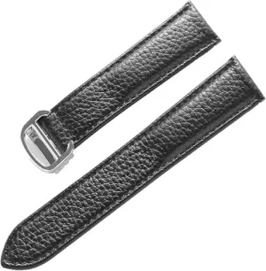 20mm 22mm 23mm Watch Band for Cartier Tank Solo Men Lady Deployant Clasp Watch Strap Genuine Leather Soft Watch Bracelet Belt