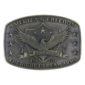 2nd Amendment Attitude Buckle