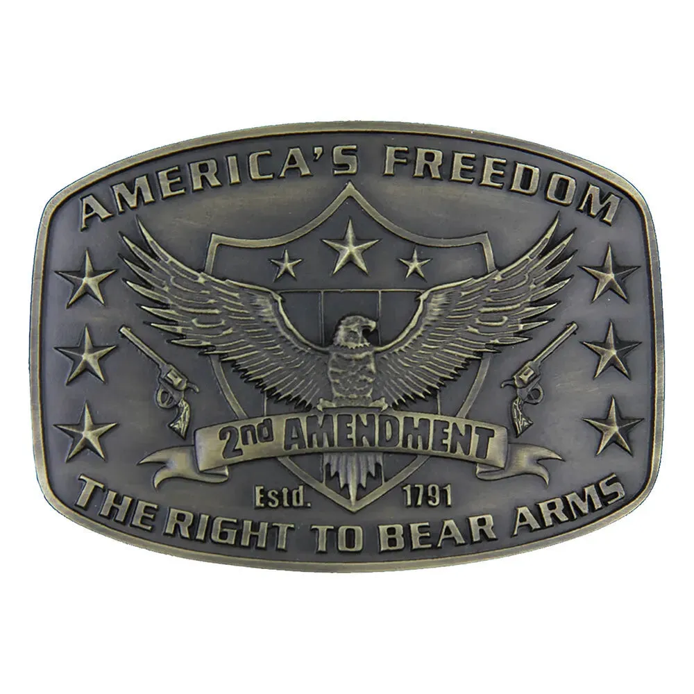 2nd Amendment Attitude Buckle