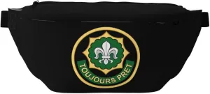 2nd Cavalry Regiment Waist Pack Crossbody Fanny Pack Large Waist Bag Men Women Belt Bag For Running Walking Traveling