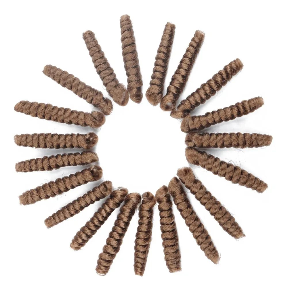 3 Packs Saniay Curl Crochet Braids Short Crochet Braiding Bouncy Twist Spiral Curls Jamaican Twist Hair Extensions 20 Strands/Pack (27, 6 * 10 inch)