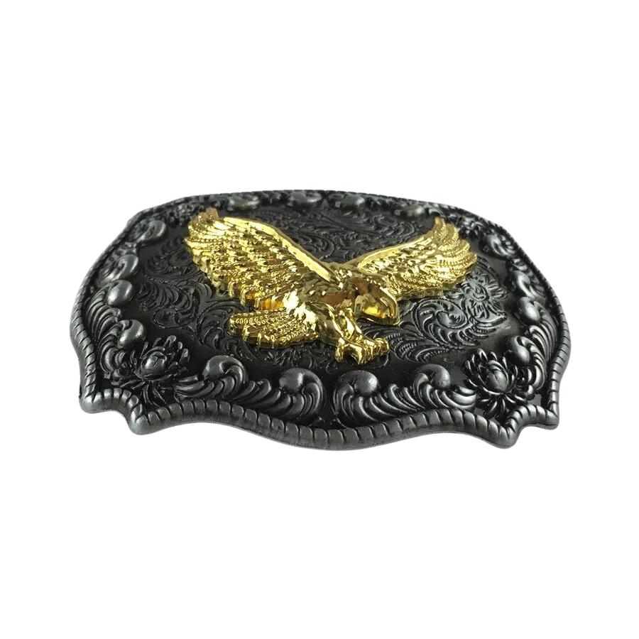 3D Golden Eagle Belt Buckle