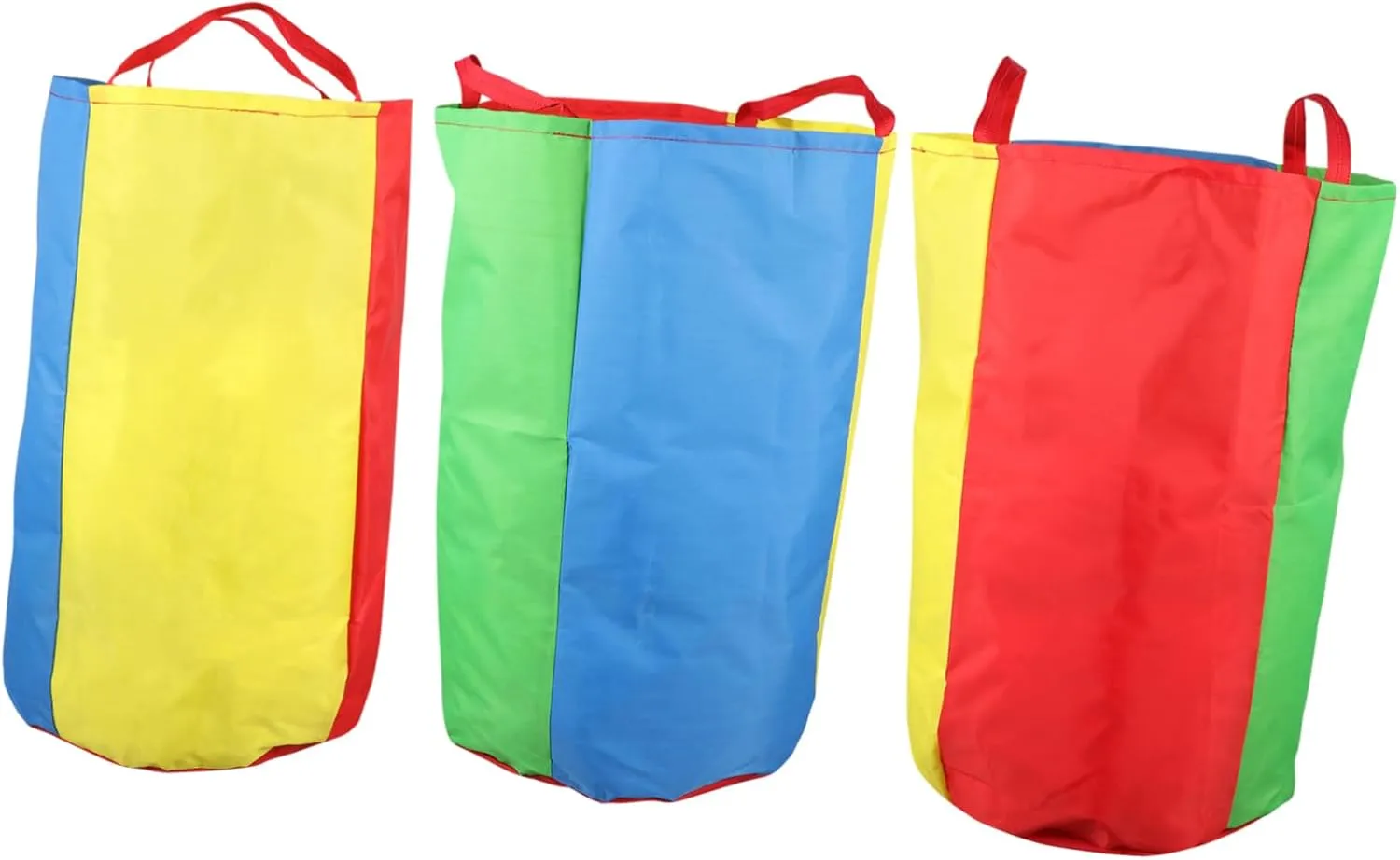 3pcs Kids Sack Race Bags for Outdoor Party Games Bag Hop Game Jumping Sturdy Sturdy Fabric 4-8 Years Old