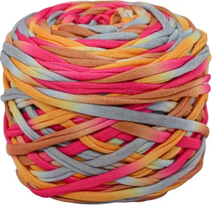 400g T-Shirt Yarn Elastic Fabric Crochet Cloth Yarn for Crochet, 130 Yards Spaghetti Knitting for Hand Bag Basket Cushion Crocheting Projects,Home Decor 02