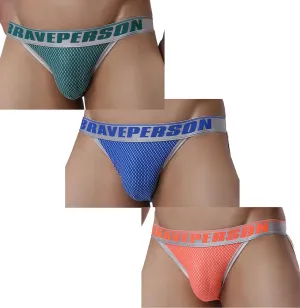 57 Fashion Trendy Men's Jacquard Sexy Comfort Briefs Pouch Bikini