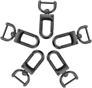 5pcs Bag Strap Repair Hardware Dog Buckle Handbag Shoulder Strap Modification Accessories Removable Screw Rod Replacement Metal Hook Buckle Buckles for Keychain Swivel Clasps