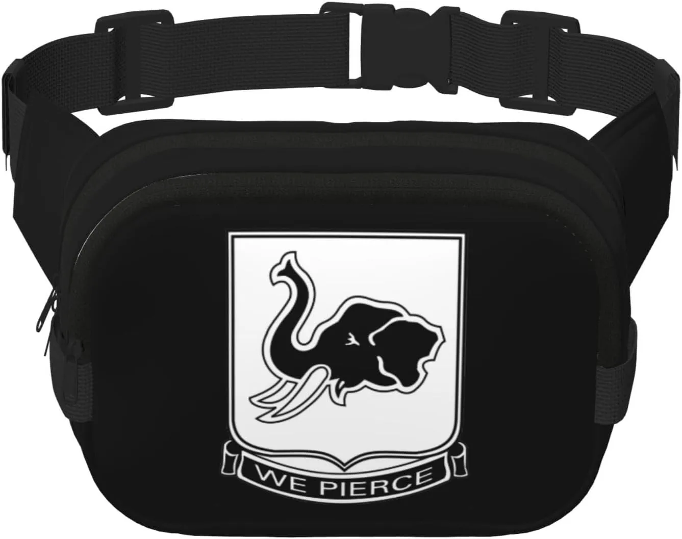 64th Armor Regiment Waist Pack Bag Fanny Pack for Men Hip Bum Bag with Adjustable Strap for Outdoors Workout Traveling Casual Running Hiking Cycling