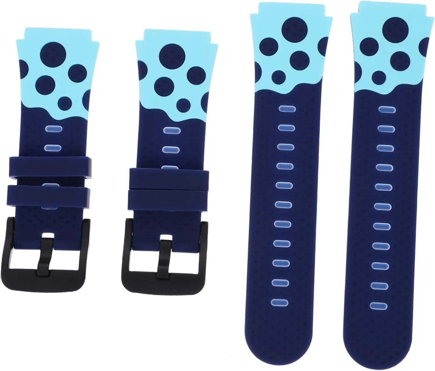 6pcs Boy Girl Watch Straps Comfortable Wristbands for Boy Girl Replacement Bands Fit Easy to Install