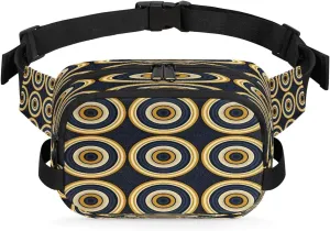 Abstraction Texture Cute Patterns Fanny Packs for Women Men Waterproof Waist Bag with Adjustable Strap Belt Bag for Travel Running Hiking
