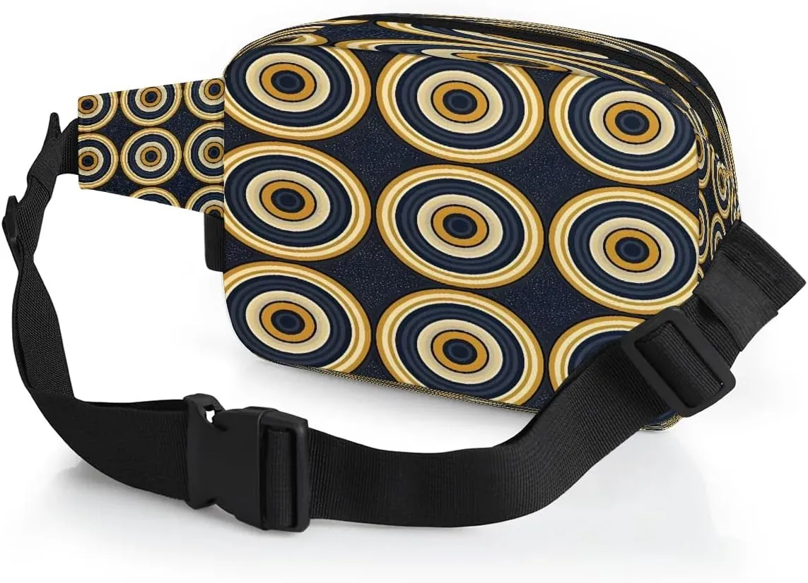 Abstraction Texture Cute Patterns Fanny Packs for Women Men Waterproof Waist Bag with Adjustable Strap Belt Bag for Travel Running Hiking