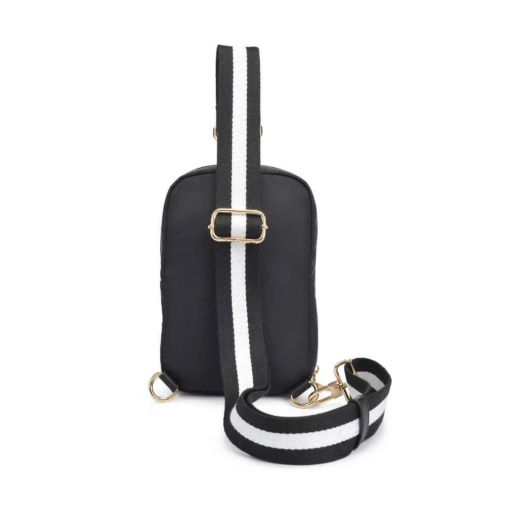 Accolade Convertible Sling Backpack- Black