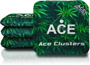 Ace Clusters | ACE Pro Cornhole Bags   PRO Kits | Cluster Pad Technology | Dual Sided Slick Stick All Weather | Optional Bag Break in and Carrying Case | Set of 4