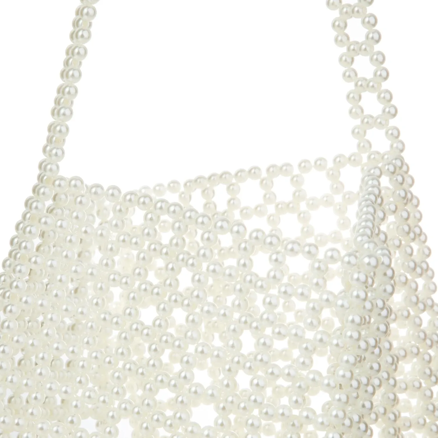 Acrylic Beaded Shoulder Bag Casual Tote Bag for Daily Use and Travel