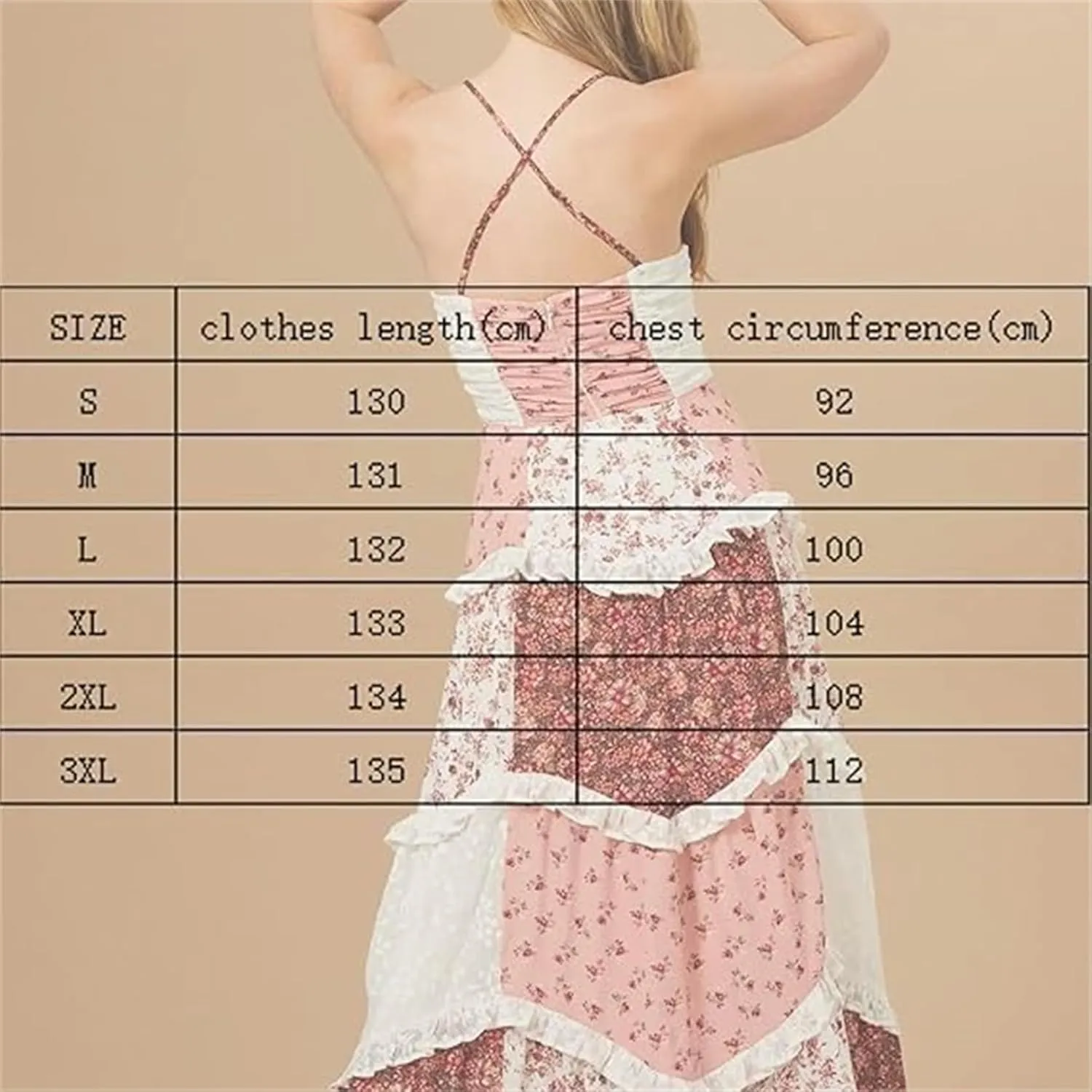 Adernlia Floral Maxi Dress Women Patchwork Floral Flowy Maxi Dress Y2k Spaghetti Strap V Neck Beach Dresses