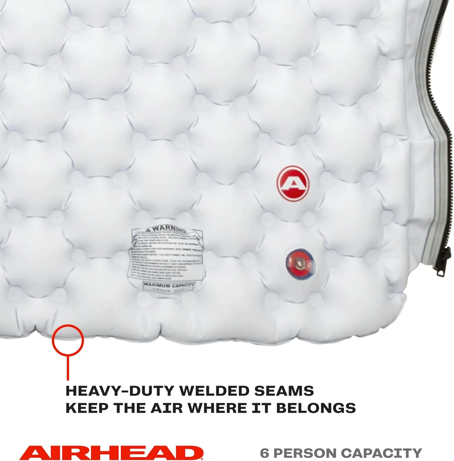 Airhead Air Island, Inflatable Large Lake Float, Multiple Colors Available