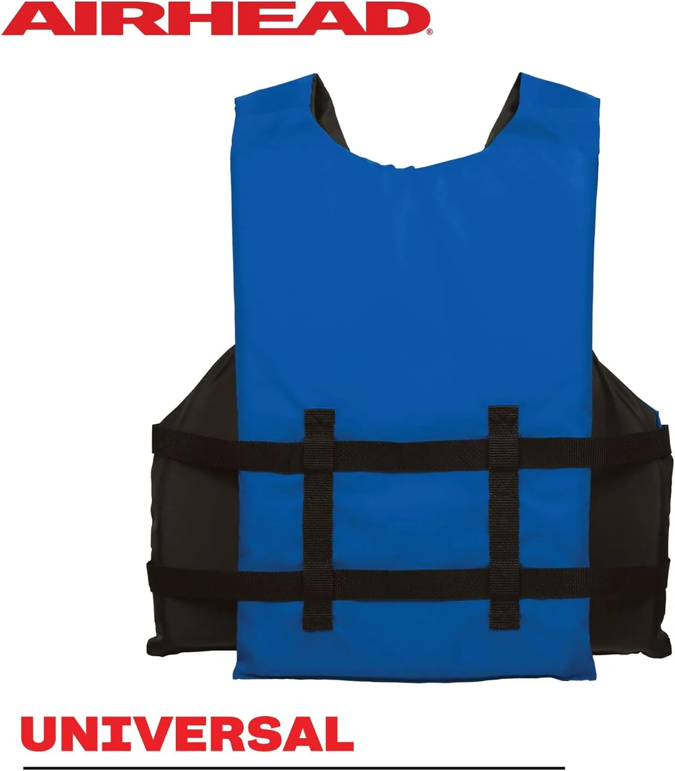Airhead General All Purpose Life Jacket, US Coast Guard Approved Type III Life Vest, Perfect for Boating and Personal Watercraft Use