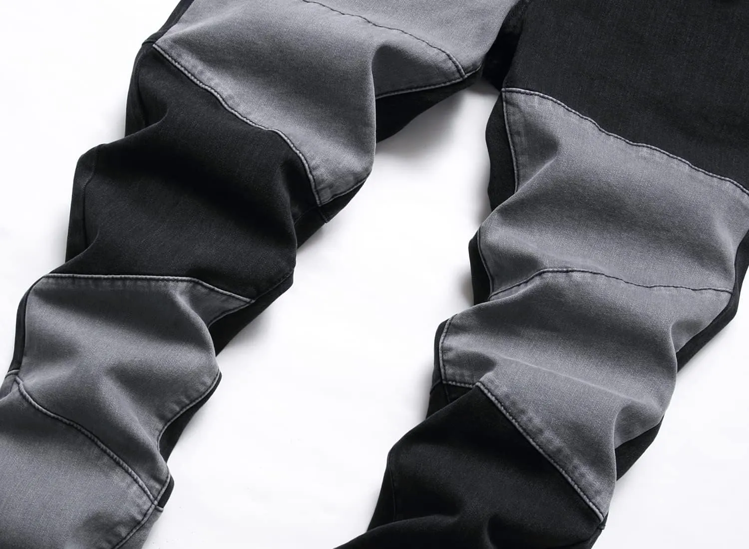 AITITIA Men's Ripped Regular Fit Jeans