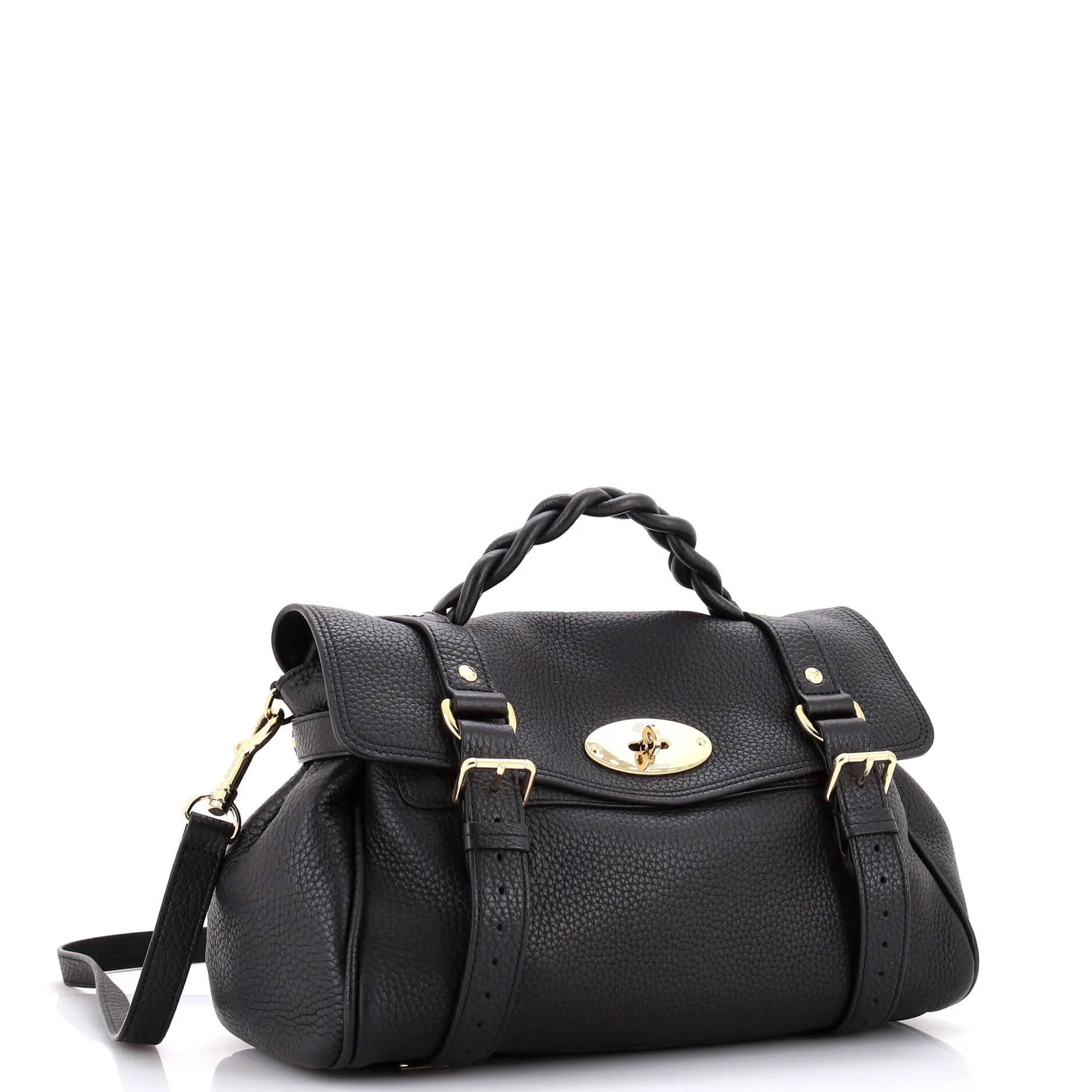 Alexa Satchel NM Leather Medium