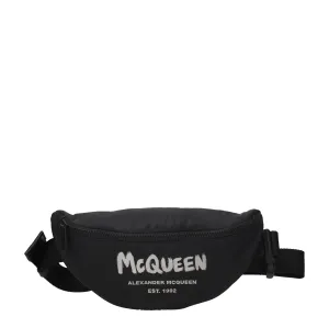 Alexander McQueen Backpacks and Fanny Packs Men Nylon Black