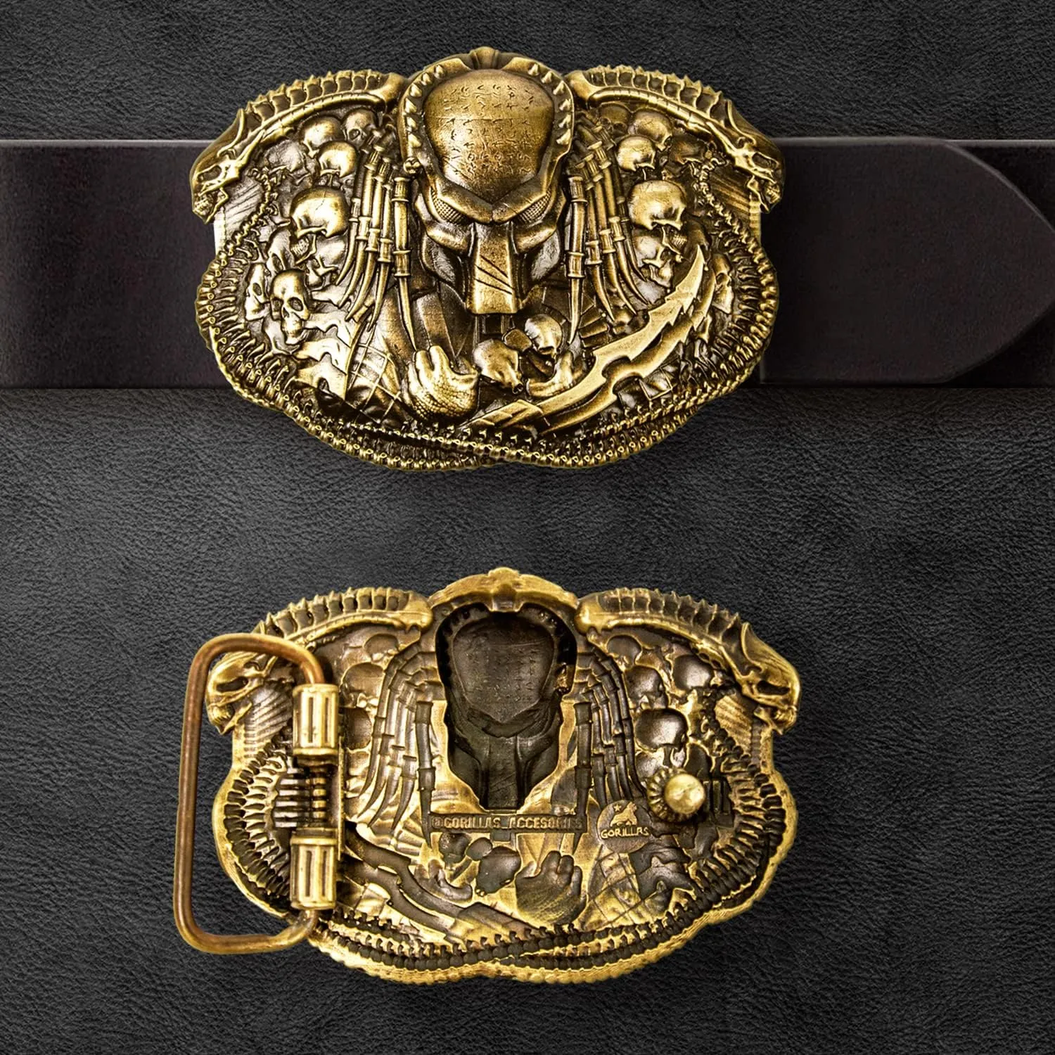 ALEXES Custom Western Belt Buckles for Men - Brass