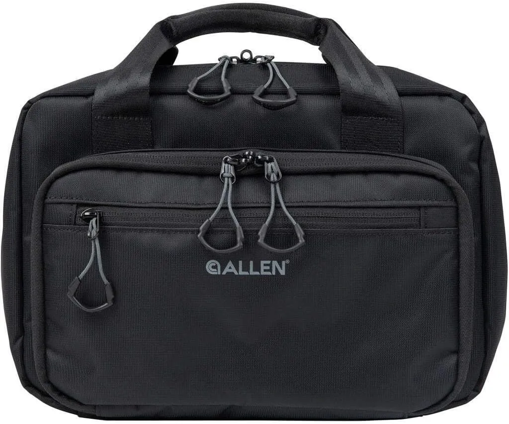 Allen Company Double Pistol Bag, 2-Sub Compact Handguns Under 6“, Black