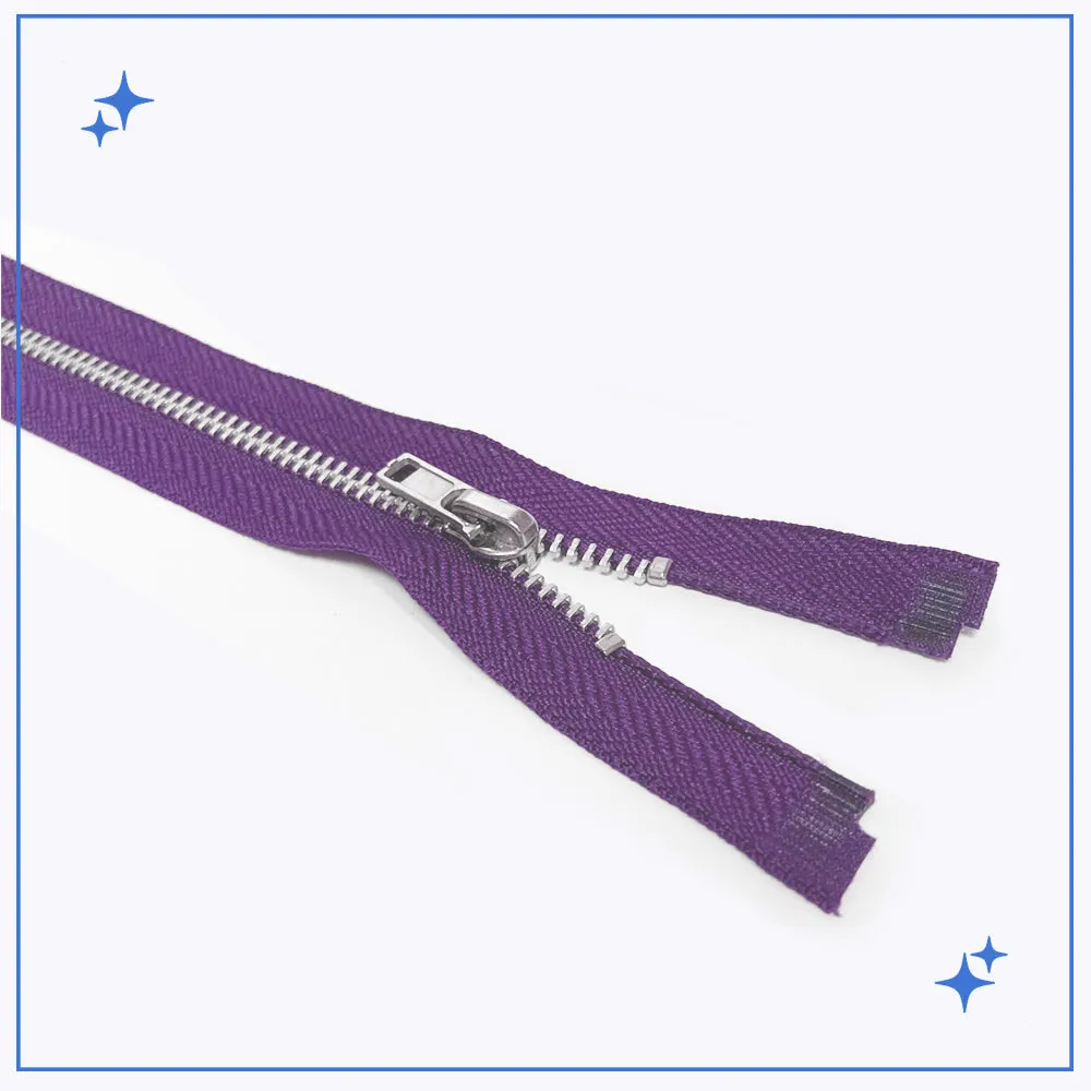 Aluminum Separating Zippers
