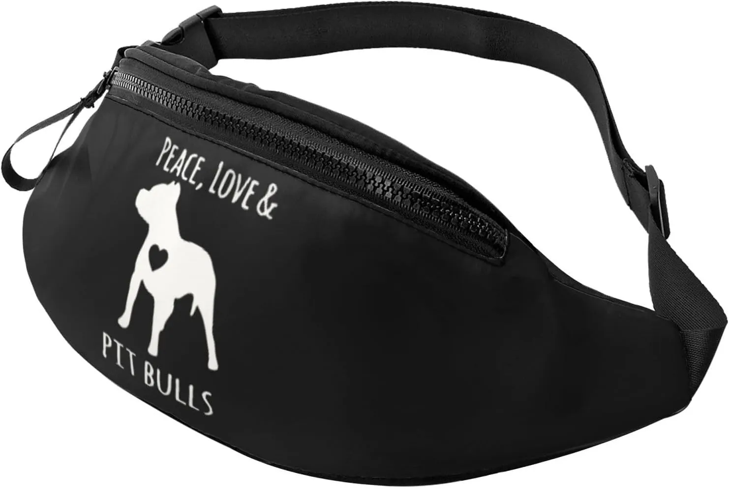 ANG Love and Pit Bulls Sports crossbody waist bag, casual chest bag