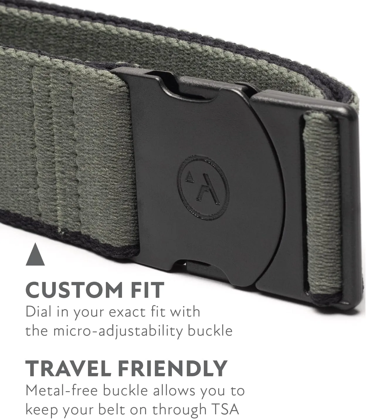 Arcade The Original Unisex Adventure Belt, Heavy Duty Elastic Webbing, Non-Metal Travel Friendly Buckle