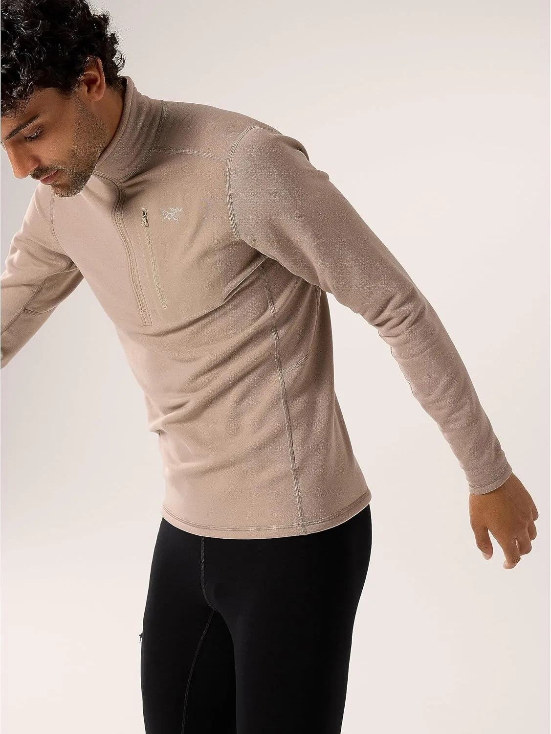 Arc'teryx Rho Heavyweight Zip Neck Men's | Warm Polartec Stretch Fleece Base Layer