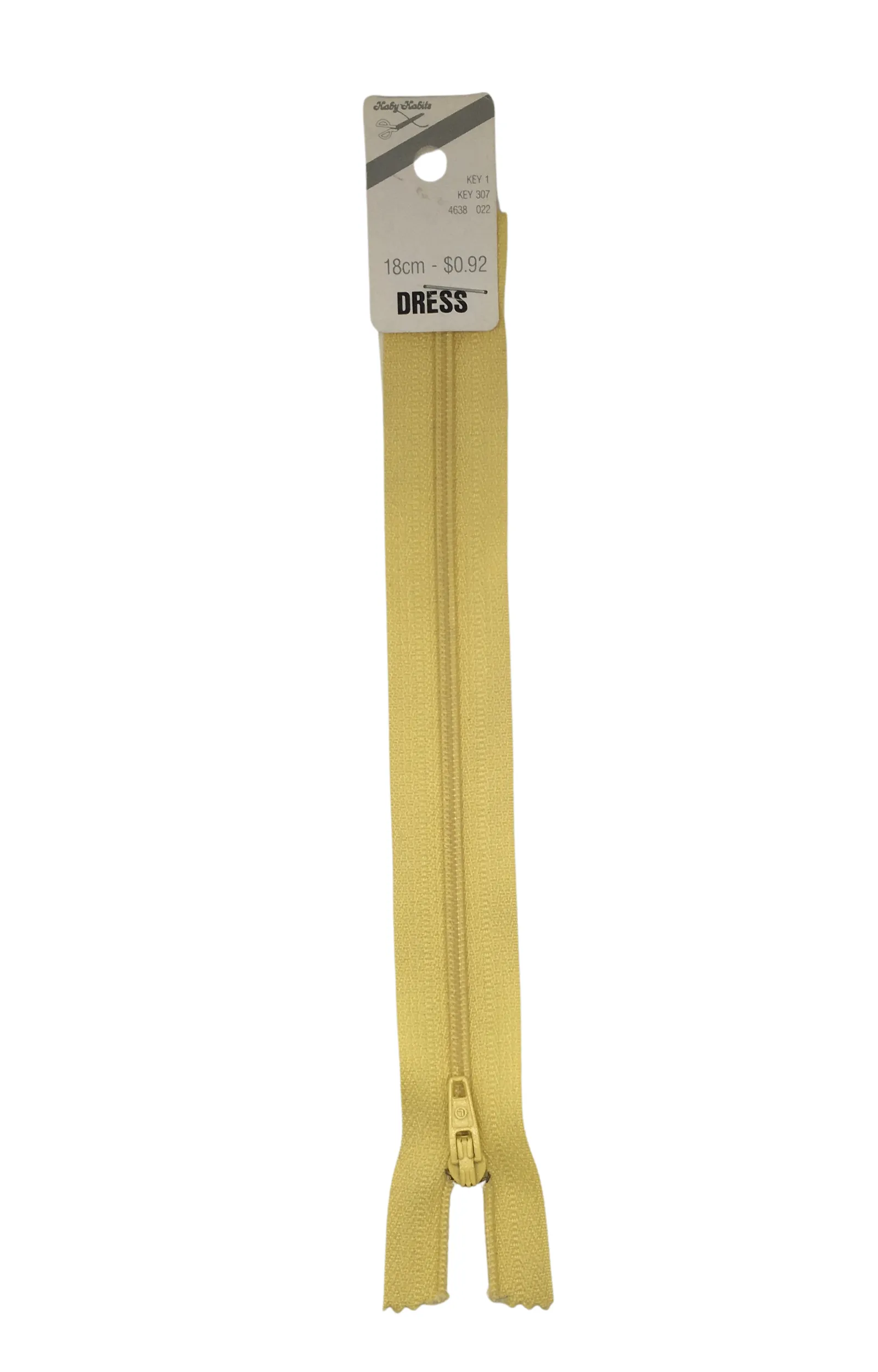 Assorted Nylon Dress Zippers