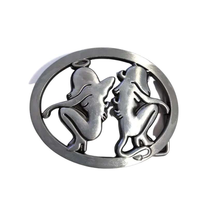 Bad Girls Super Cool Metal Silver Colour Belt Buckle