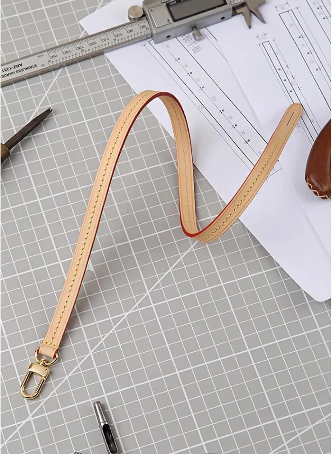Bag Strap Leather Replacement Straps Adjuster Shoulder Bags Straps (Original, Length45cm)