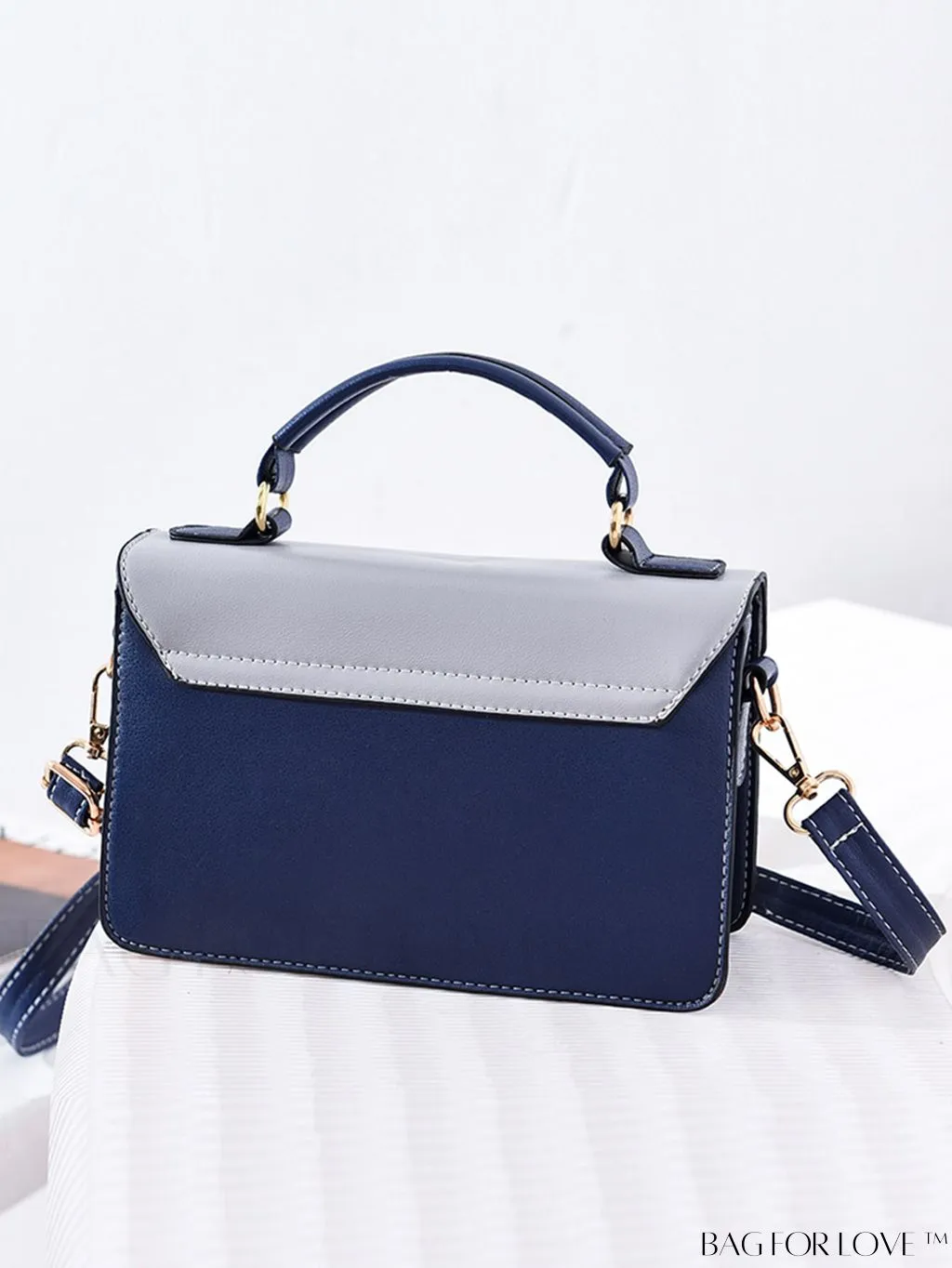 BagForLove - Adjustable Strap Crossbody Bag, Multi-Color Flap Shoulder Bag, Womens Top Handle