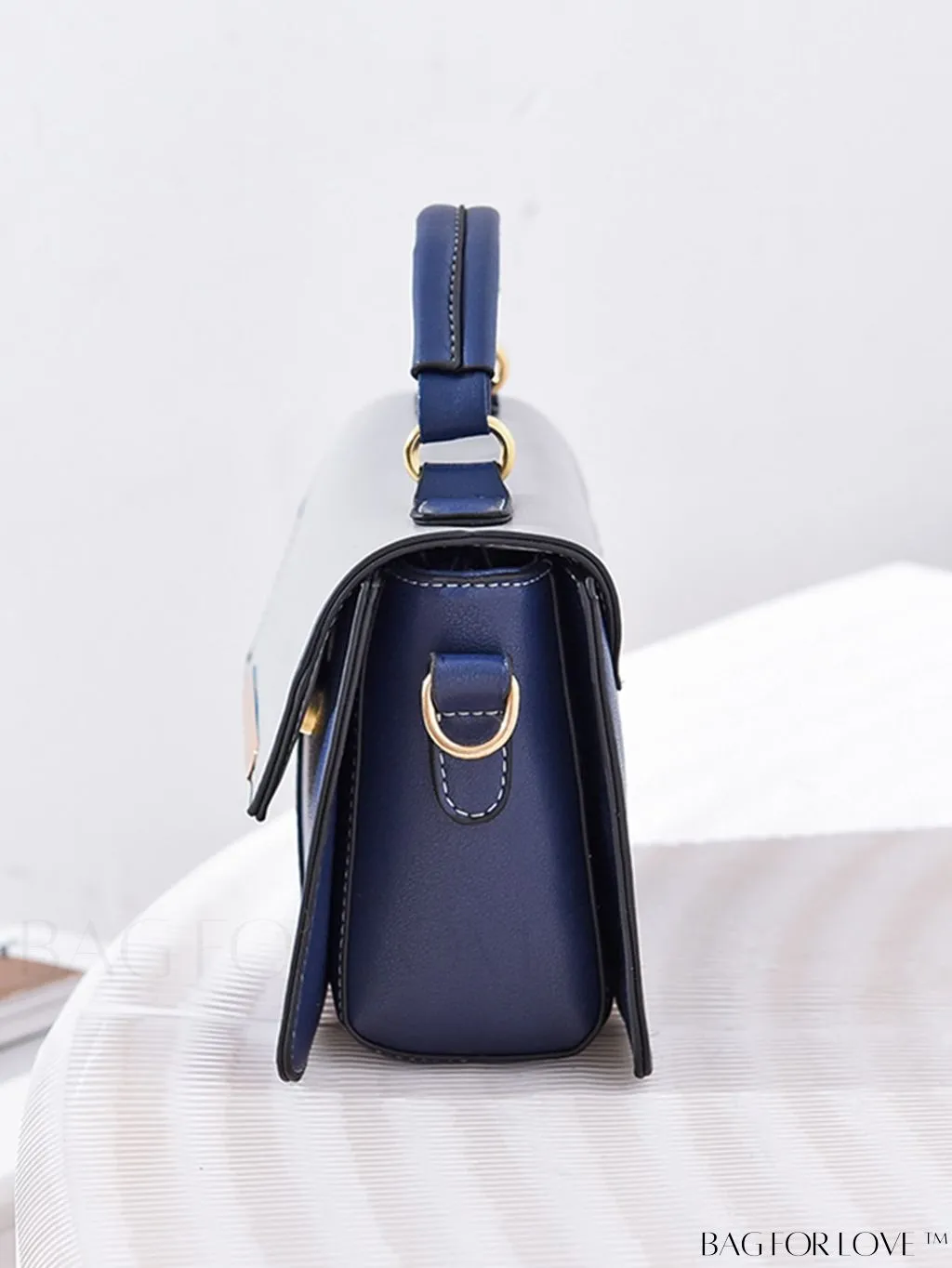BagForLove - Adjustable Strap Crossbody Bag, Multi-Color Flap Shoulder Bag, Womens Top Handle