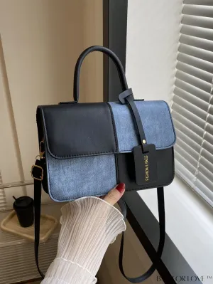 BagForLove - Color Block Shoulder Bag: Stylish, Versatile, and Trendy Crossbody