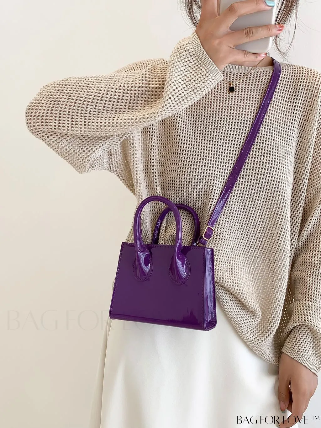 BagForLove - Compact Dual Handle Square Bag