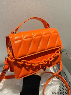 BagForLove - Compact Quilted Chain Flap Bag - Elegant and Functional